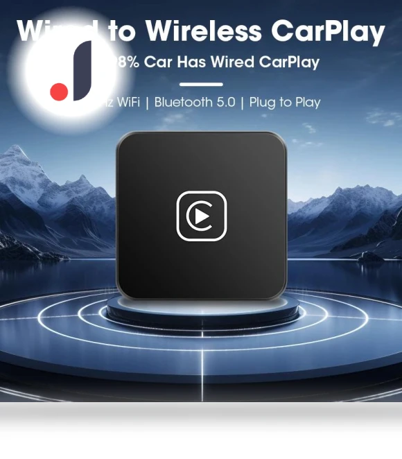 Wireless CarPlay Android Auto Smart Box — Stereo Receivers, Super Star Mall