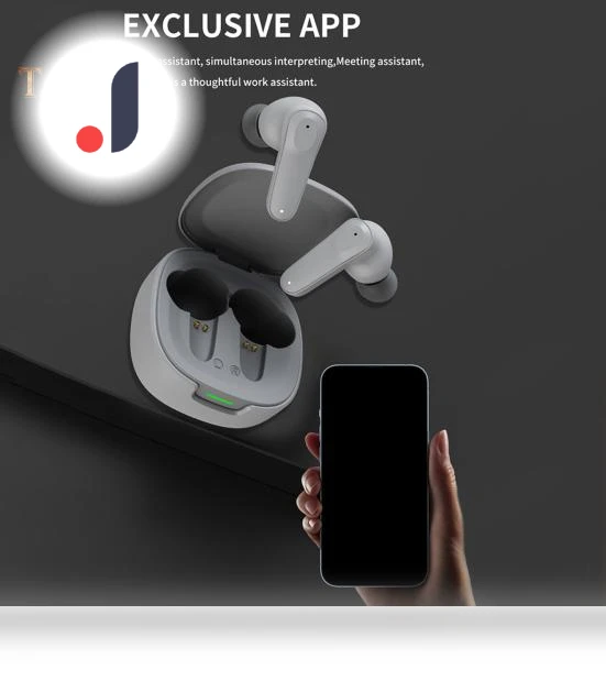 Wireless Earbuds with Two-Way Voice Translator — Language Translators, ANBS