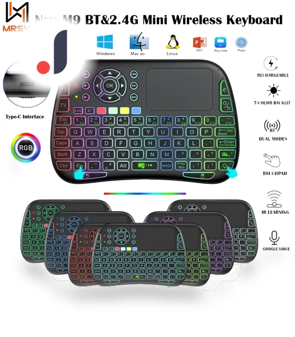 Wireless Mini Keyboard with Backlight — Keyboards, Vinde Home