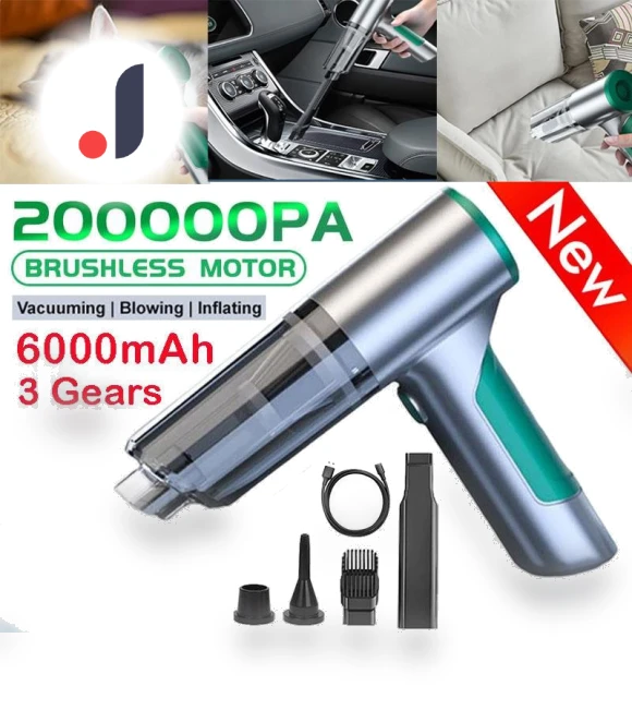 3-in-1 Cordless Car Vacuum — Vacuums, Homeware Essentials