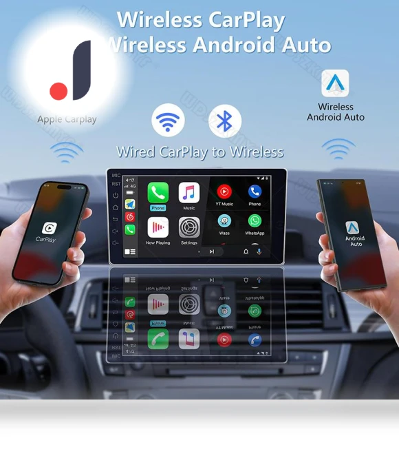 4-in-1 CarPlay Smart AI Box — Stereo Receivers, Home Of Auto Parts