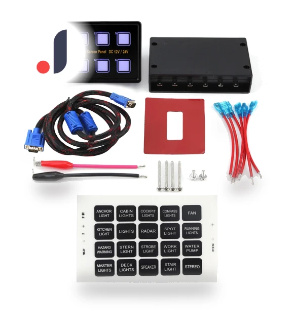 6-Button Touch Control Panel with LCD Display — Display Modules, TOMTOP JMS
