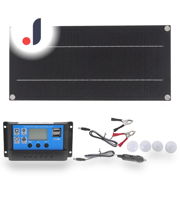 60W 18V Solar Panel Kit with 100A Charge Controller — Solar & Wind Power, Aneng Diagnostic Tools