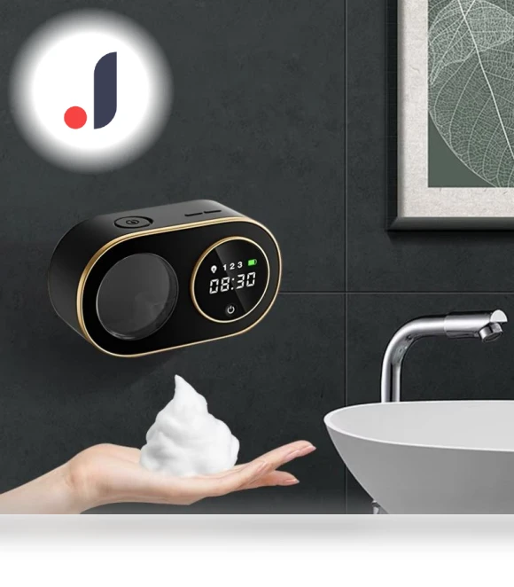 Automatic LED Soap Dispenser with Temperature Display — Care Dispensers, Vinde Home