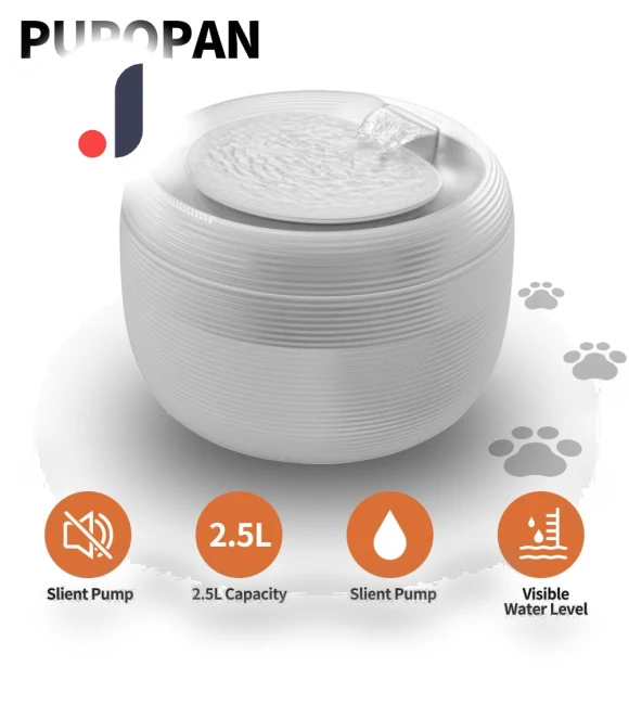 Automatic Pet Drinking Fountain — Fountains, Seahorse Home