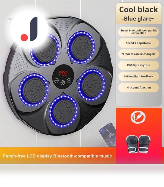 Bluetooth Boxing Trainer with Gloves — Boxing Training Gear, Sports Accessory