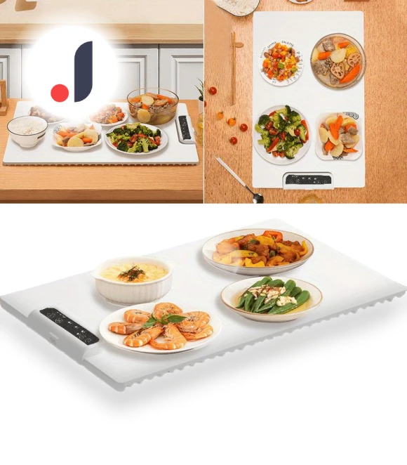 Electric Temperature-Adjustable Heating Plate — Beverage Warmers, DC-Home-2