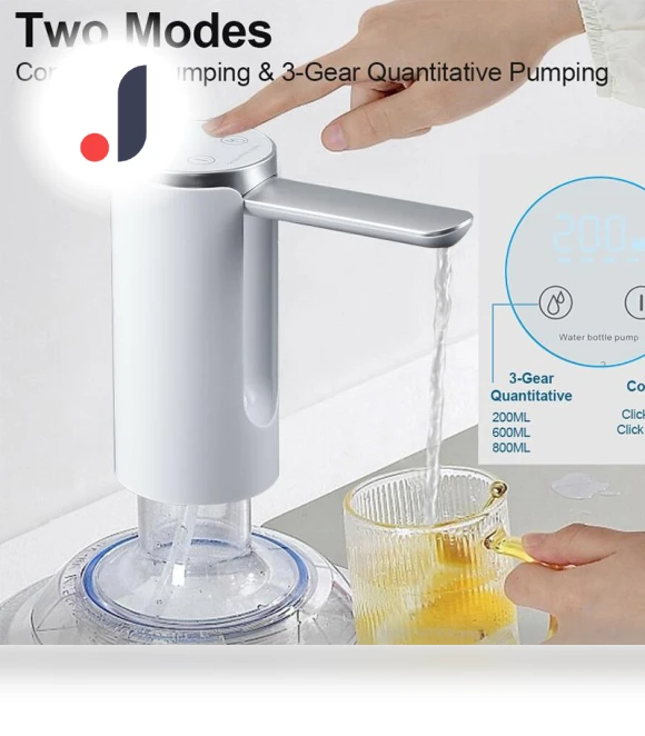 Electric Water Pump Folding Automatic Drinking Water Bottle Dispenser — Hydration Solutions, Wrigleys