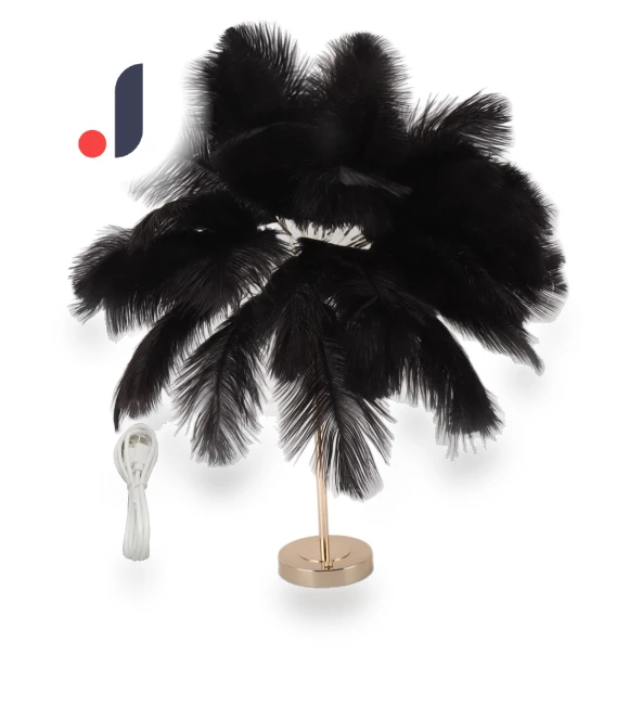 Feather Table Lamp — Desk & Table Lighting, TOMTOP JMS
