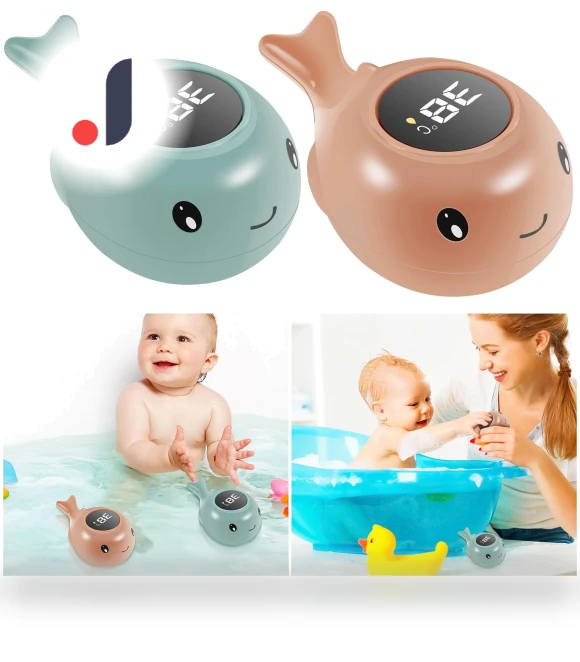 Floating Digital LED Bath Thermometer — Bath Time Fun, GYROBALL