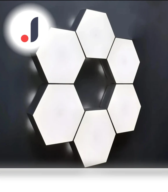 Hexagonal Touch LED Wall Light — Wall Lighting, Homeware Essentials