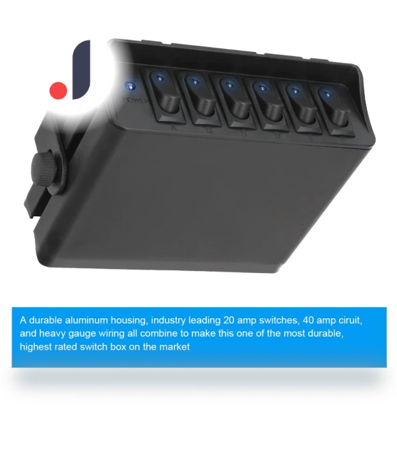 LED Indicator 6-Button Toggle Switch Panel — Rocker, Home Of Auto Parts