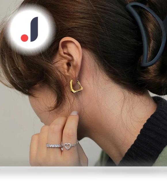 Luxury Lightweight Earrings — Men's Earrings, Fashion footsteps