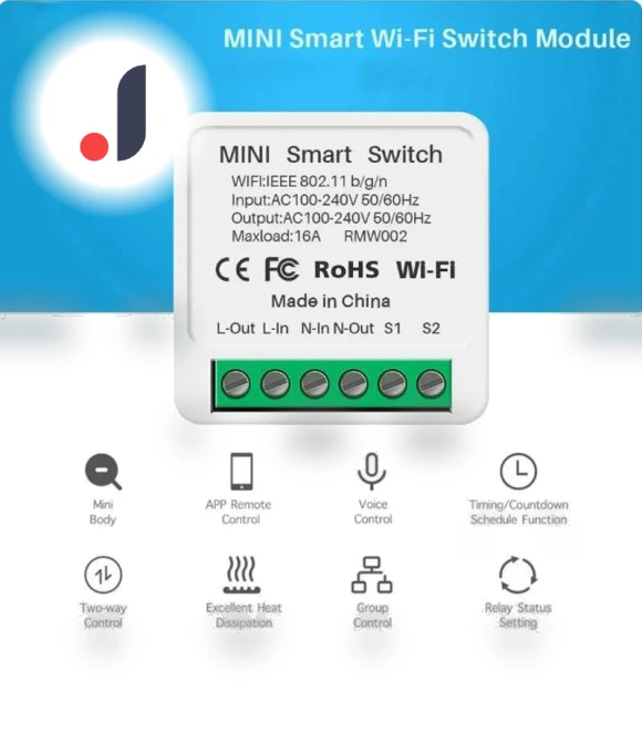 Mini Wifi Smart Switch — Smart Home Modules, Home Textile Home Decoration