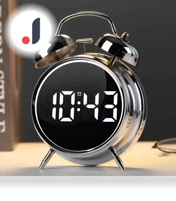 Multifunctional Expressive Alarm Clock with Night Light — Alarms & Clocks, Simplistic Living Home