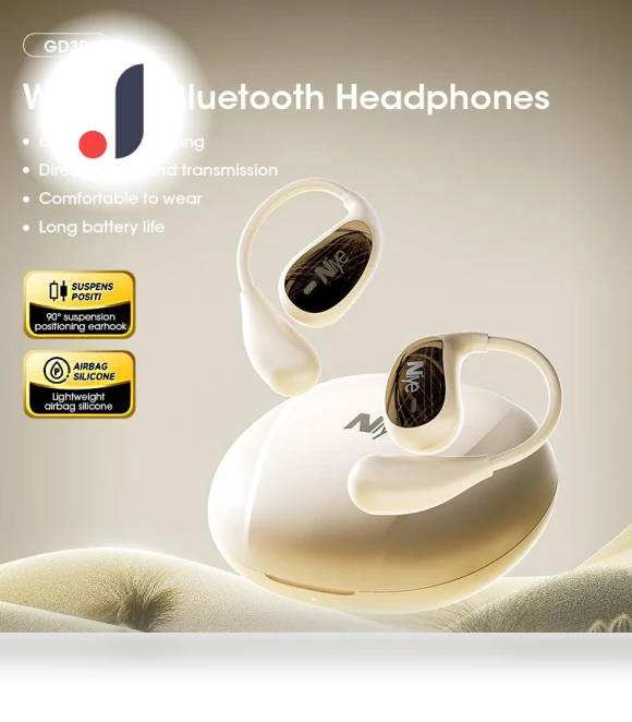 Open-Ear Bluetooth 5.3 Wireless Earbuds — In-Ear Headphones, Super Star Mall