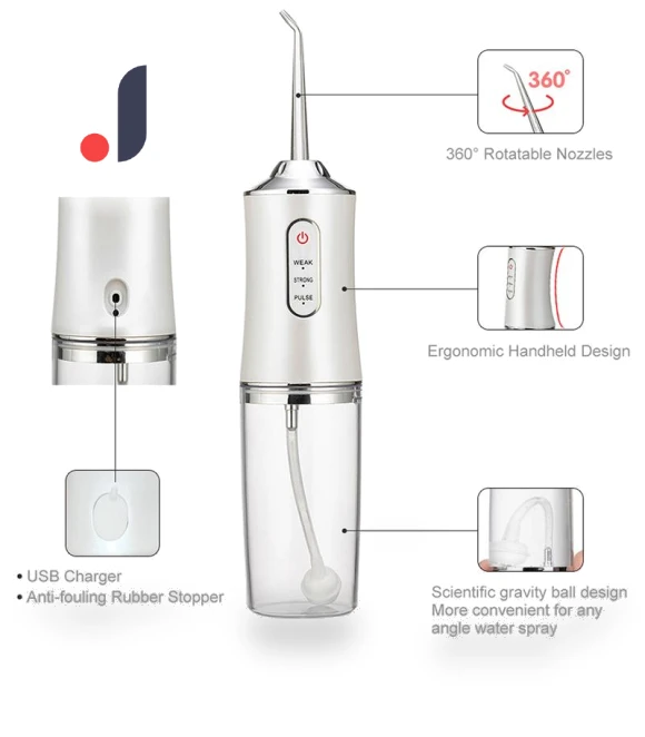 Portable Smart Electric Oral Irrigator — Power Flossers, Wrigleys