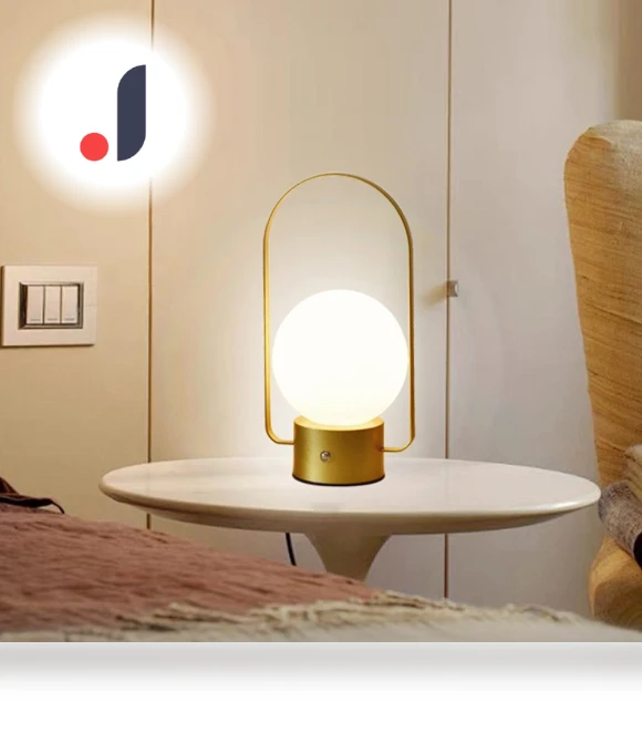 Rechargeable LED Desk Lamp with Touch Sensor — Study & Desk Lighting, JOHO - CarGear