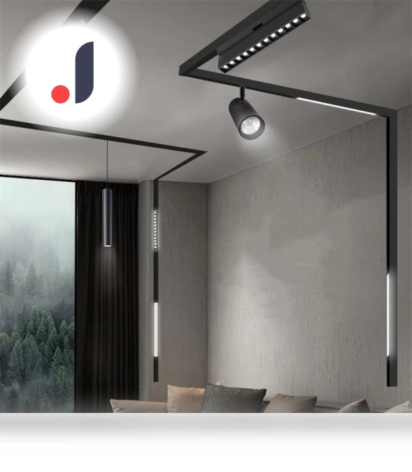 Smart Built-in LED Magnetic Track Light — Spotlights, Marathon
