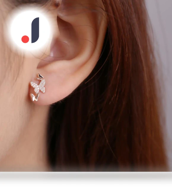Smart Butterfly Earrings for Women — Smart Jewelry, Original jewelry design