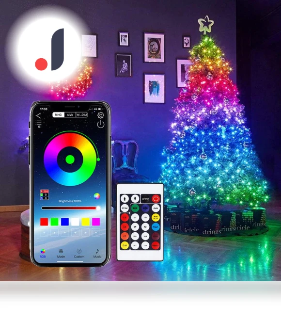 Smart Christmas Light with App Control — String Lights, Plus-size underwear Home