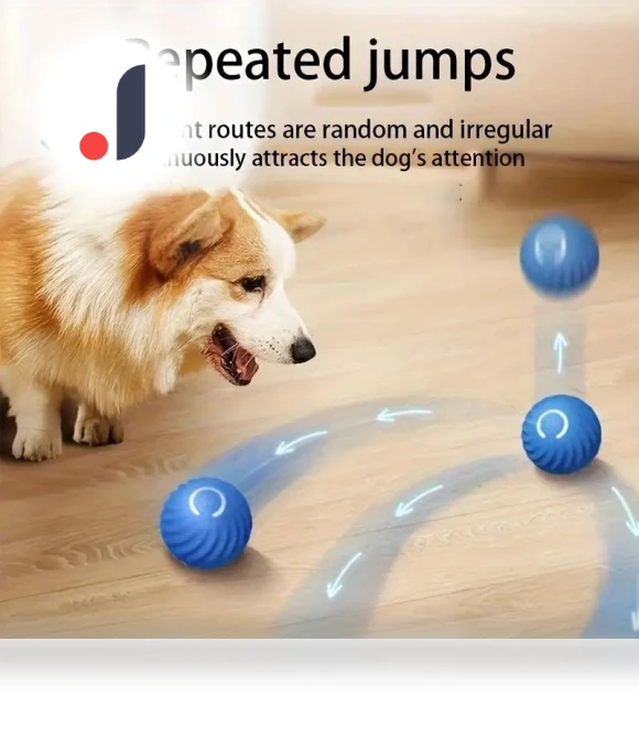 Smart Jumping Ball for Pets — Automatic Launchers, Home Textile Home Decoration