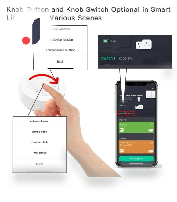 Smart Knob Switch — Smart Home Hubs & Controllers, Home Of Auto Parts