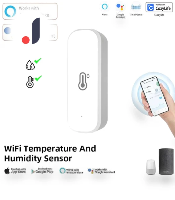 Smart Temperature and Humidity Sensor — Home Climate Control, Good Household Items