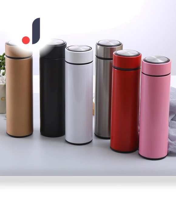Smart Thermos Stainless Steel Vacuum Insulated Touch Mug — Travel Drinkware, Indoor Furniture