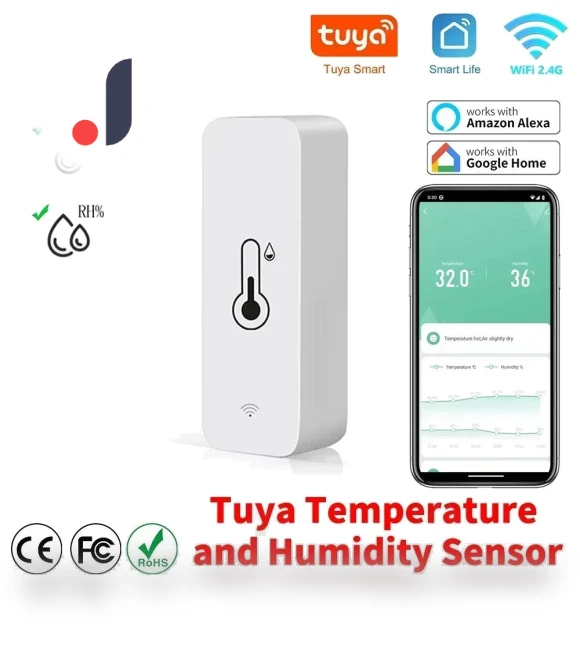 Temperature and Humidity Sensor — Home Climate Control, Homeware Essentials