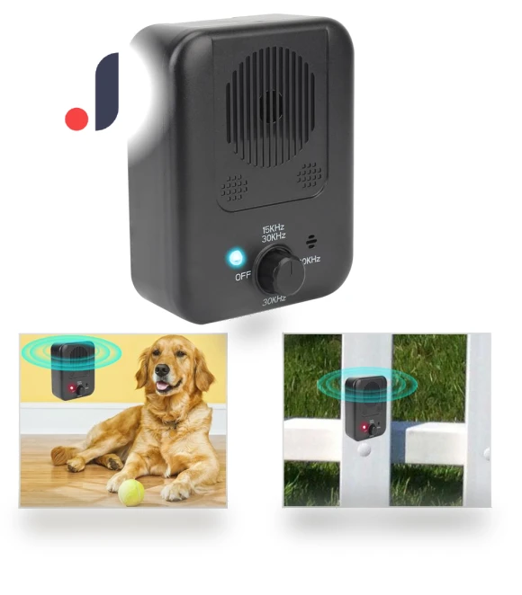 Ultrasonic Outdoor Dog Bark Deterrent — Sonic Deterrents, JOHO - CarGear