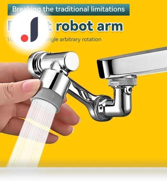 Universal 1440° Rotating Robotic Arm Faucet Extension — Extension Tubes, Wrigleys