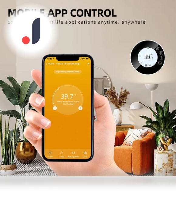 WiFi Smart Thermostat LCD Digital Temperature Controller — Home Climate Control, Home Of Auto Parts