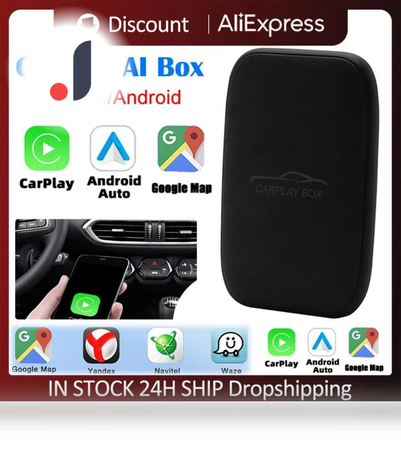 Wireless Car Adapter for Android Carplay — Stereo Receivers, 888 Auto Parts Town