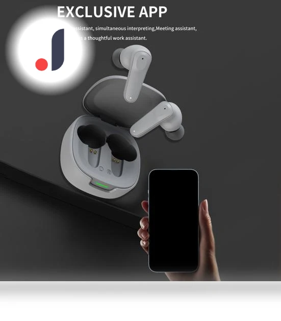 Wireless Earbuds with Two-Way Voice Translator — Headsets, Car Maintenance