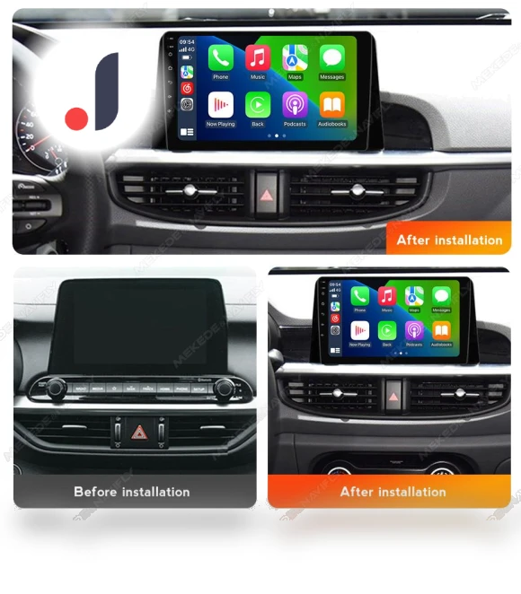 1Din Smart System Android Car Radio Player — Stereo Receivers, Auto Launcher