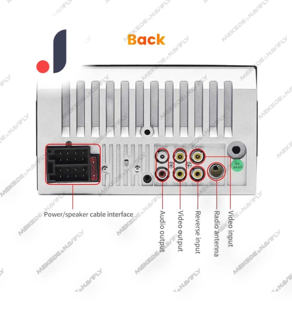 2 Din Car Radio with 7" HD Touchscreen — Stereo Receivers, Auto Launcher
