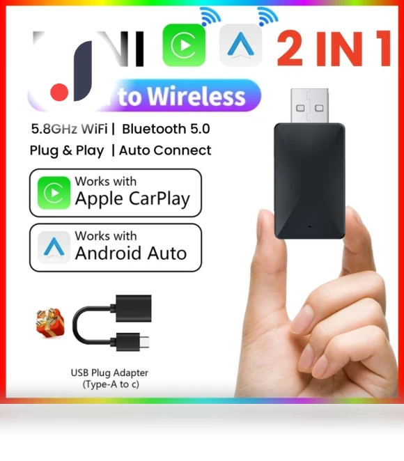 2 in 1 CarPlay Smart Box — Car Accessories & Gadgets, Auto Accessories Home