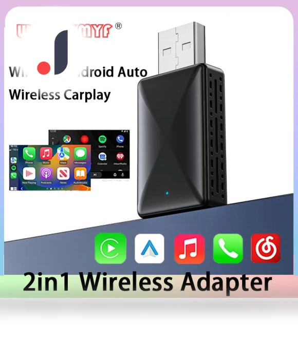 2 in 1 Carplay USB Ai Box — Phone Accessories, Auto Accessories Home
