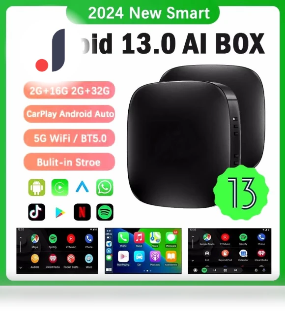 3-in-1 Wireless Carplay and Android Auto Adapter — Stereo Receivers, Auto Accessories Home