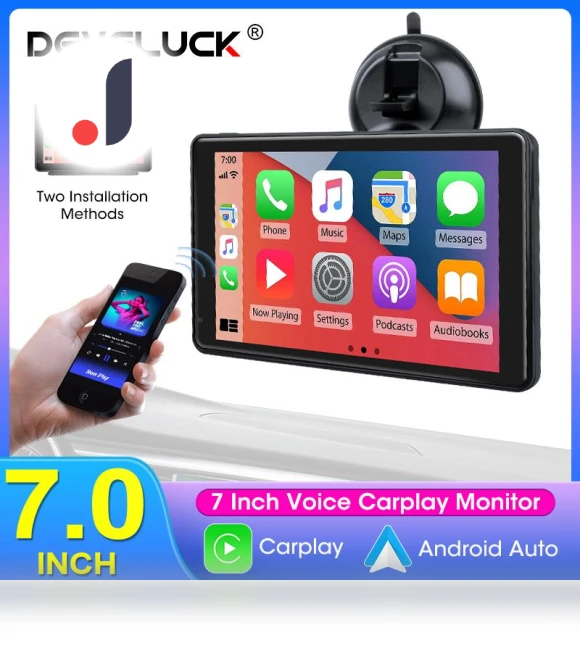7-inch CarPlay Android Auto Car Radio Multimedia Video Player — Stereo Receivers, Auto Accessories Home