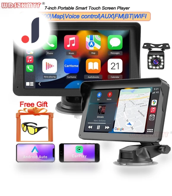 7-inch Portable Touchscreen Car Radio Receiver — Stereo Receivers, Auto Accessories Home