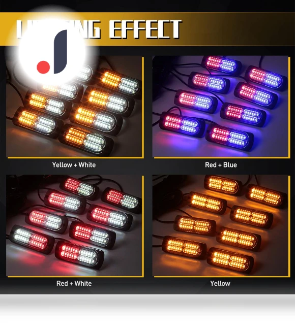8-in-1 LED Grill Light — Trailer Lights, Cars Auto Home