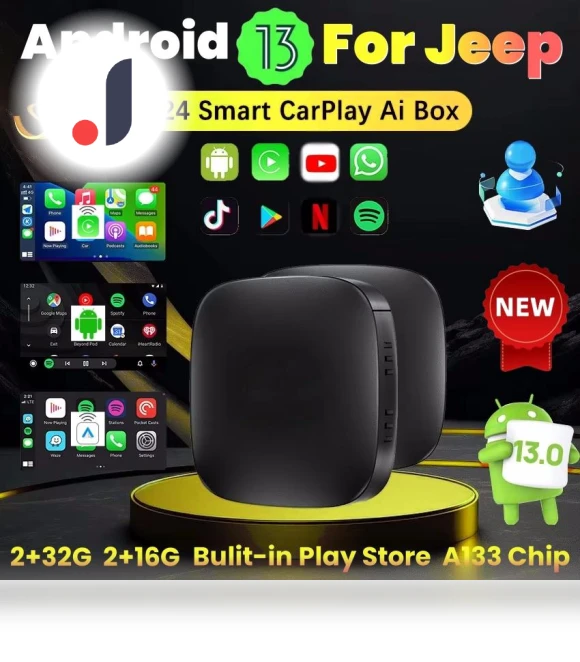 Android 13 AI Box Wireless Adapter — Car Installation Essentials, Auto Accessories Home