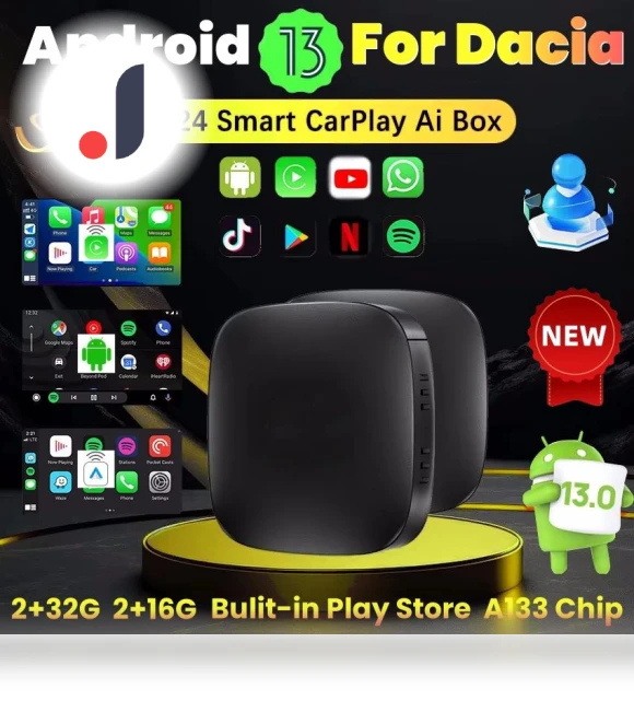 Android 13 AI Box Wireless Adapter — Car Installation Essentials, Auto Accessories Home