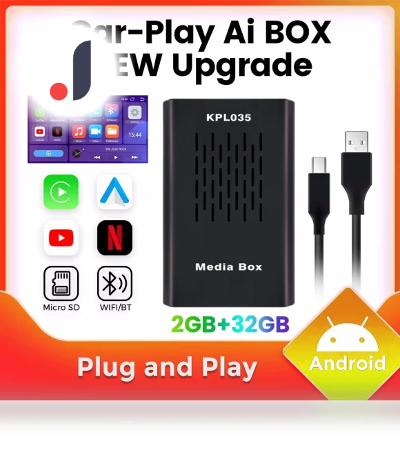 Android Auto CarPlay AI Box — Stereo Receivers, Auto Accessories Home
