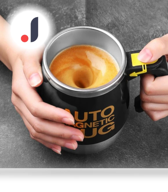 Automatic Magnetic Mixing Mug — Beverage Warmers, DC-HOME-4