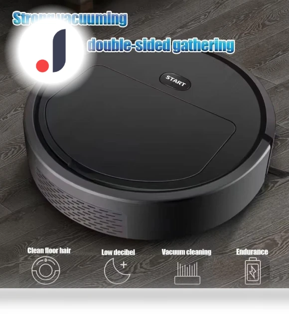 Automatic Portable Mini Robot Vacuum — Smart Cleaning Robots, Household supplies MH