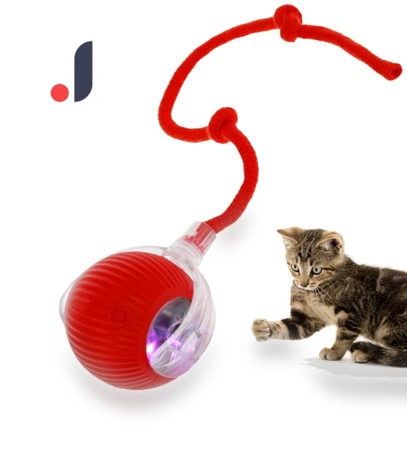 Automatic Rolling Pet Toy with USB Recharge — Cat Playthings, World Auto Parts