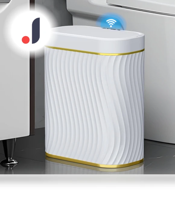 Automatic Touchless Bathroom Trash Can — Kitchen Cans, World Auto Parts